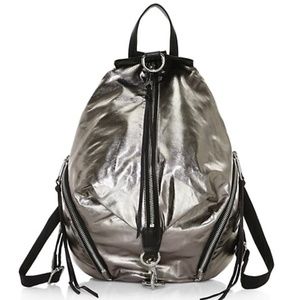 EC Rebecca Minkoff Julian Metallic Nylon Backpack